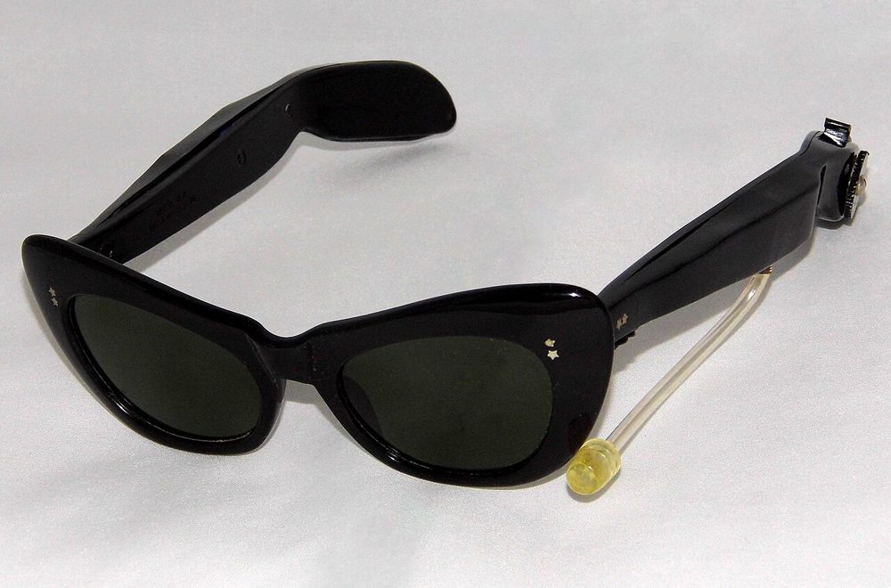 Riviera Cat-Eye – Black / Grey Gradient